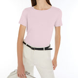 Stretch organic cotton T-shirt