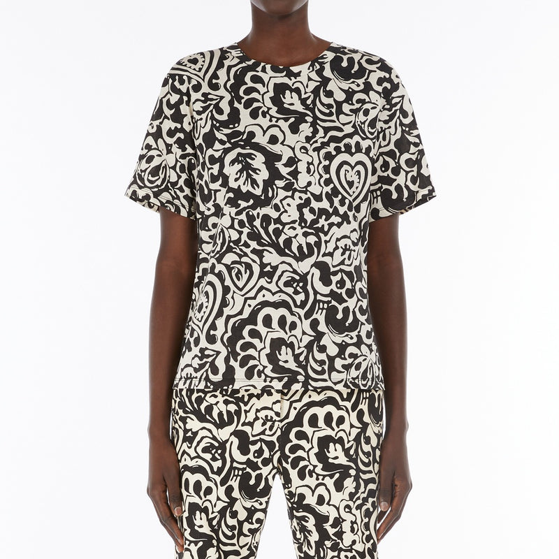 Printed jersey T-shirt