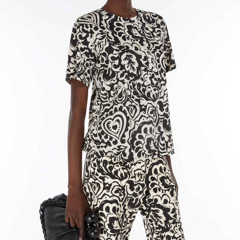Printed jersey T-shirt