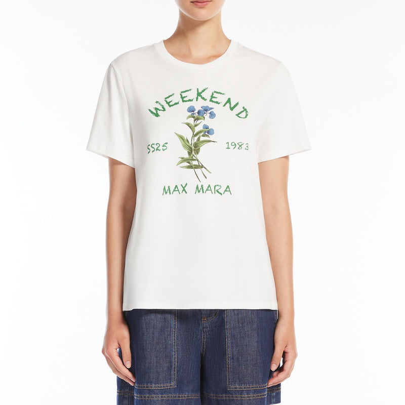 Printed cotton T-shirt