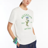 Printed cotton T-shirt