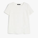 Cotton and linen T-shirt