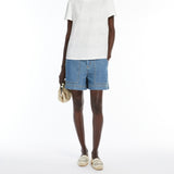 Cotton and linen T-shirt