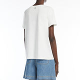 Cotton and linen T-shirt