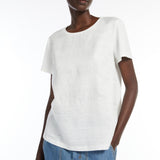 Cotton and linen T-shirt