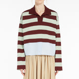 Jersey and poplin polo shirt