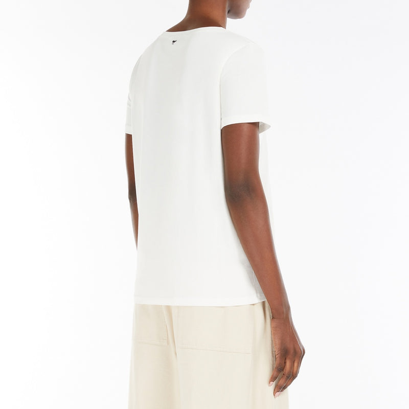 Stretch organic cotton T-shirt
