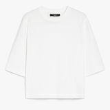 Cotton jersey and viscose T-shirt