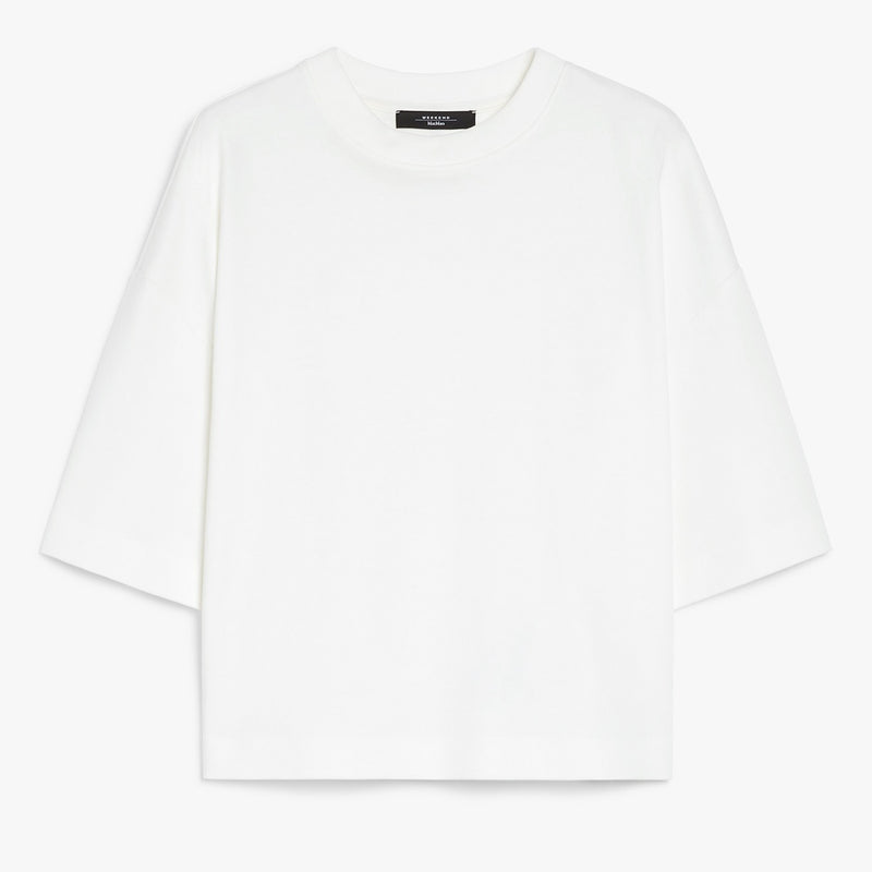 Cotton jersey and viscose T-shirt