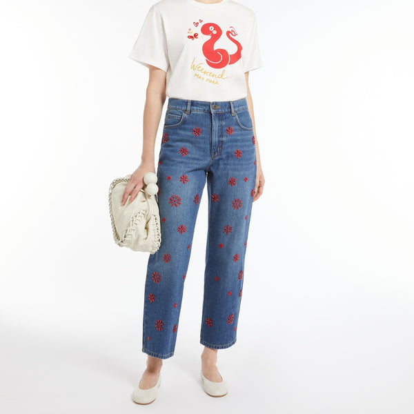 Jersey print T-shirt