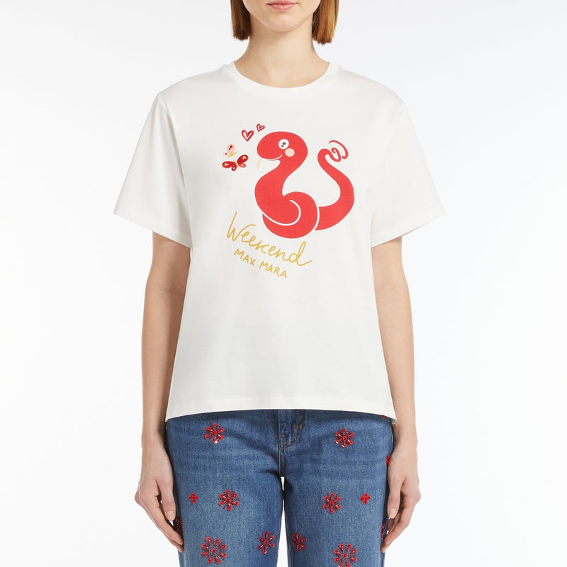 Jersey print T-shirt