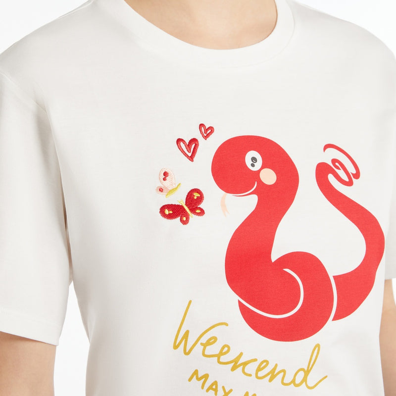 Jersey print T-shirt