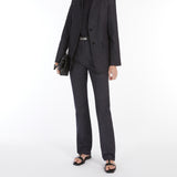 Slim-fit cotton trousers