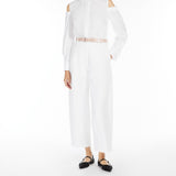 Cotton twill baggy trousers
