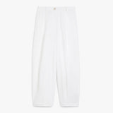 Cotton twill baggy trousers