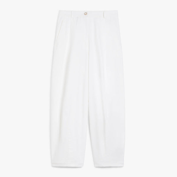 Cotton twill baggy trousers