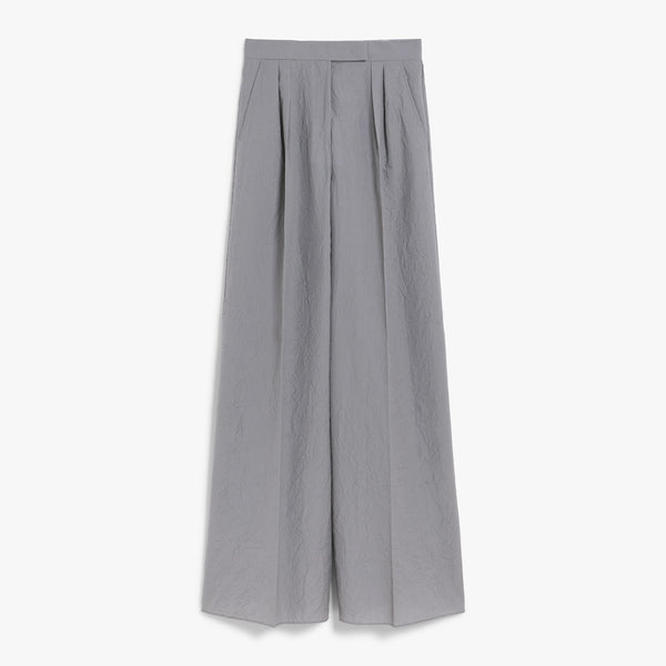 Wool wide-leg trousers