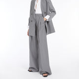 Wool wide-leg trousers