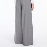 Wool wide-leg trousers
