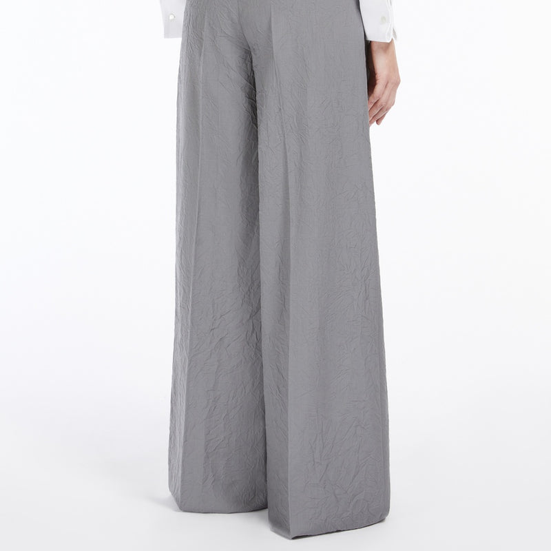 Wool wide-leg trousers
