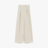 Wool wide-leg trousers