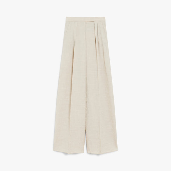 Wool wide-leg trousers