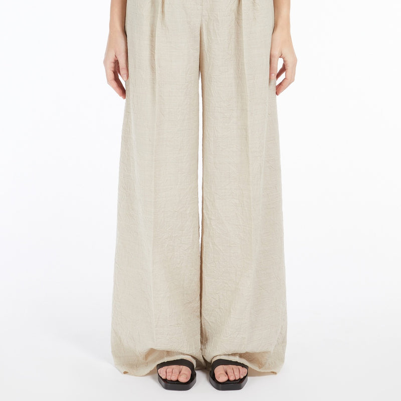 Wool wide-leg trousers