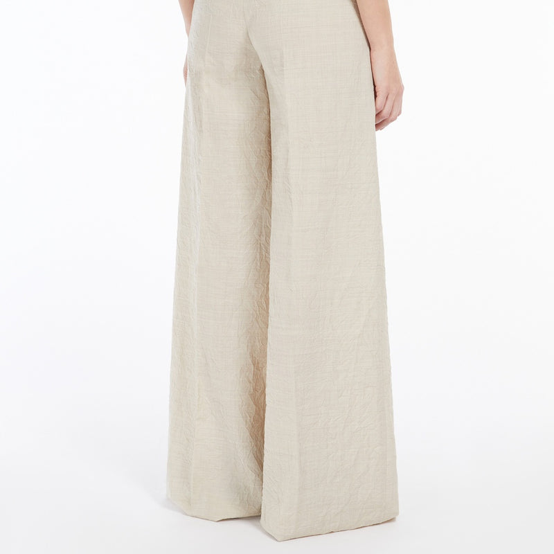 Wool wide-leg trousers