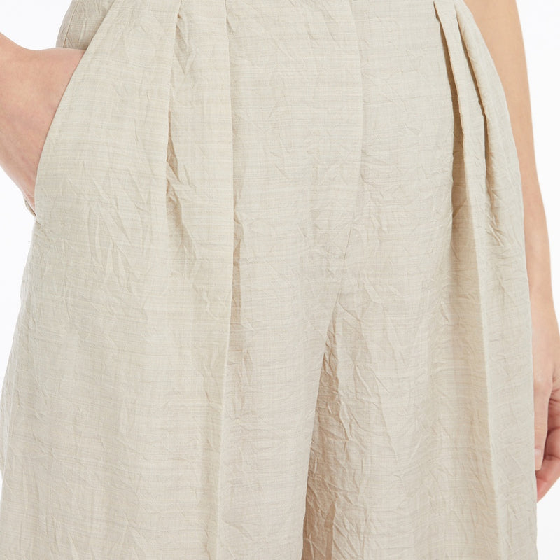 Wool wide-leg trousers