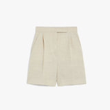 Wool canvas shorts