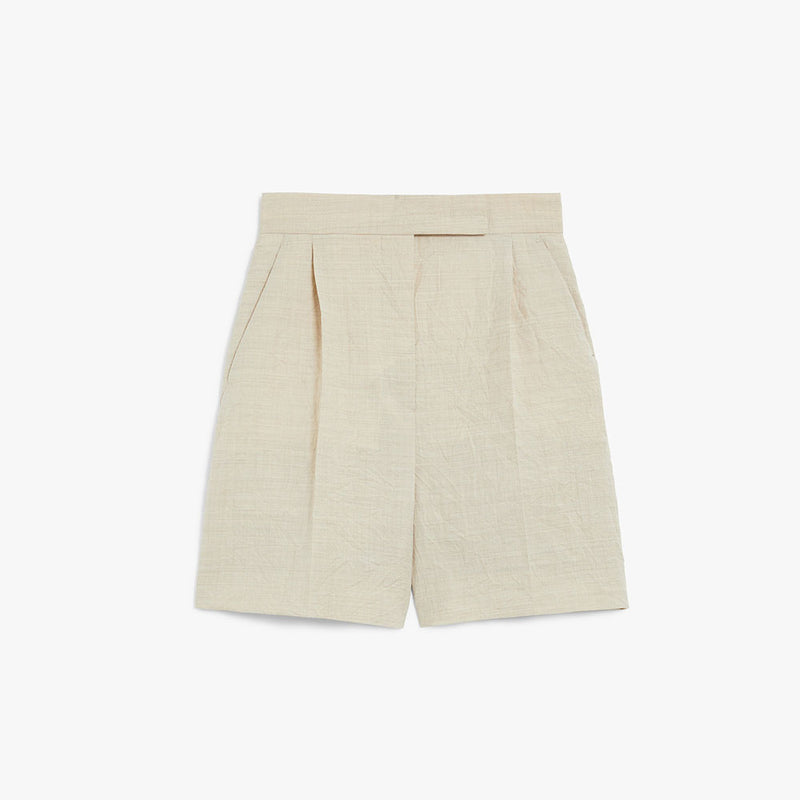 Wool canvas shorts