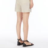 Wool canvas shorts
