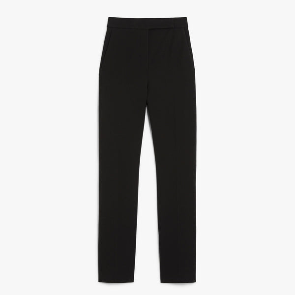 Slim-fit jersey trousers
