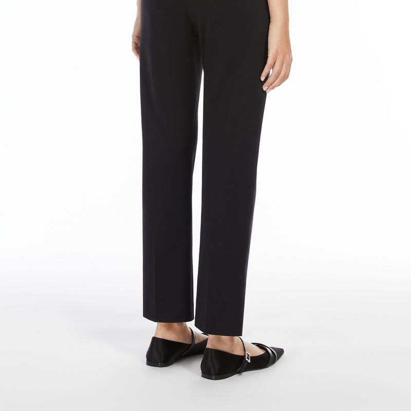 Cotton satin trousers