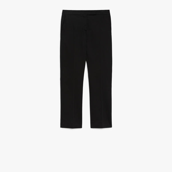 Cotton satin trousers