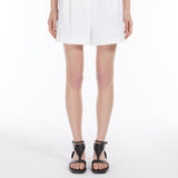 Stretch-cotton shorts