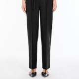Cashmere foulé trousers