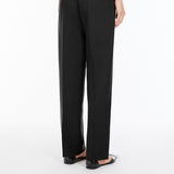 Cashmere foulé trousers