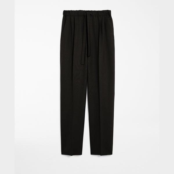 Cashmere foulé trousers