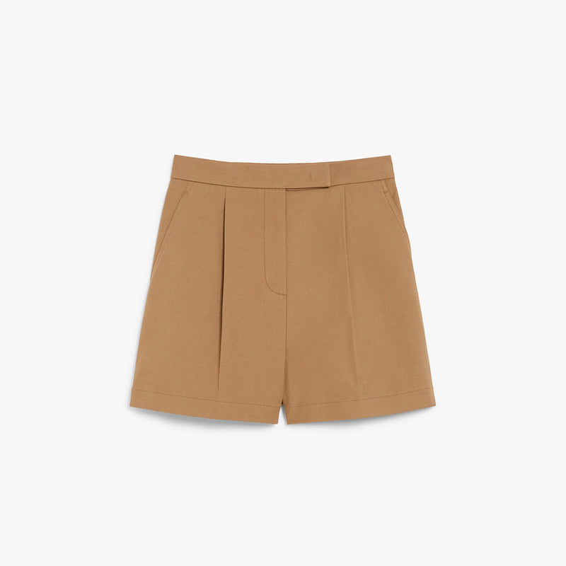 Stretch-cotton shorts