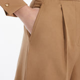 Stretch-cotton shorts