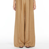 Wide linen trousers