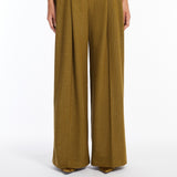 Jacquard jersey palazzo trousers
