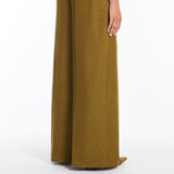 Jacquard jersey palazzo trousers
