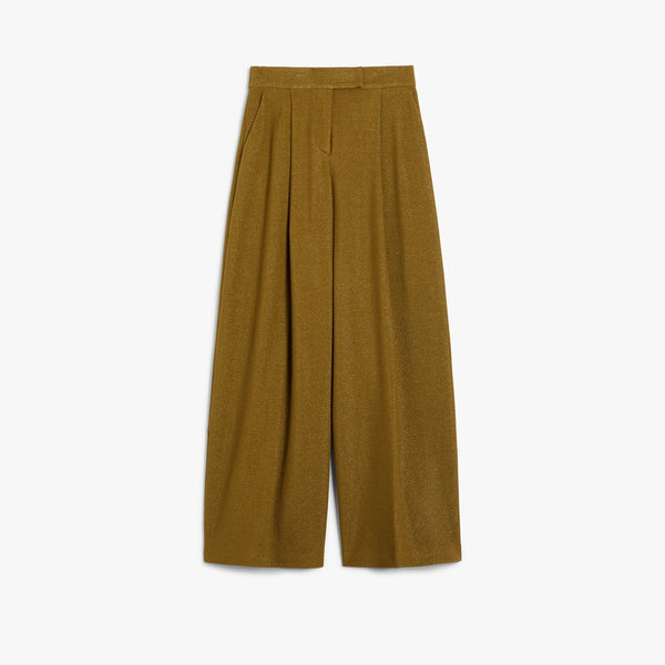 Jacquard jersey palazzo trousers