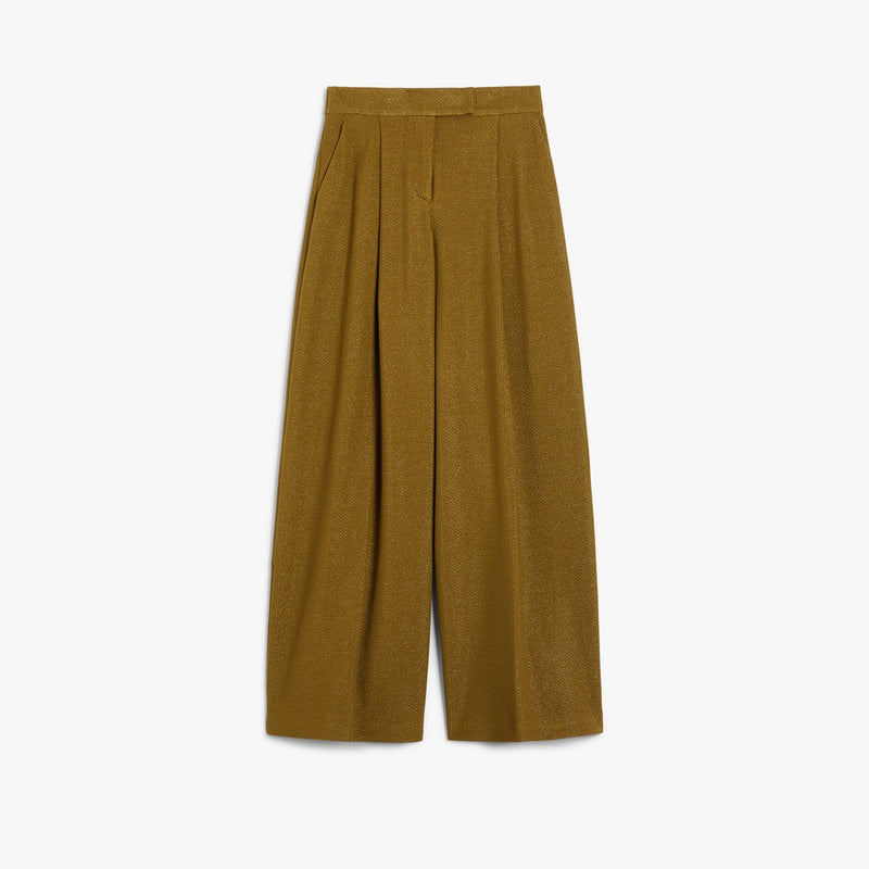 Jacquard jersey palazzo trousers