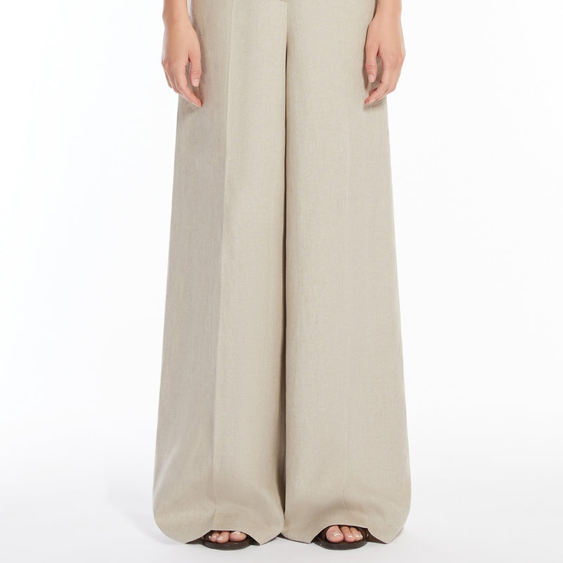 Linen canvas trousers