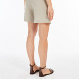 Pure linen shorts