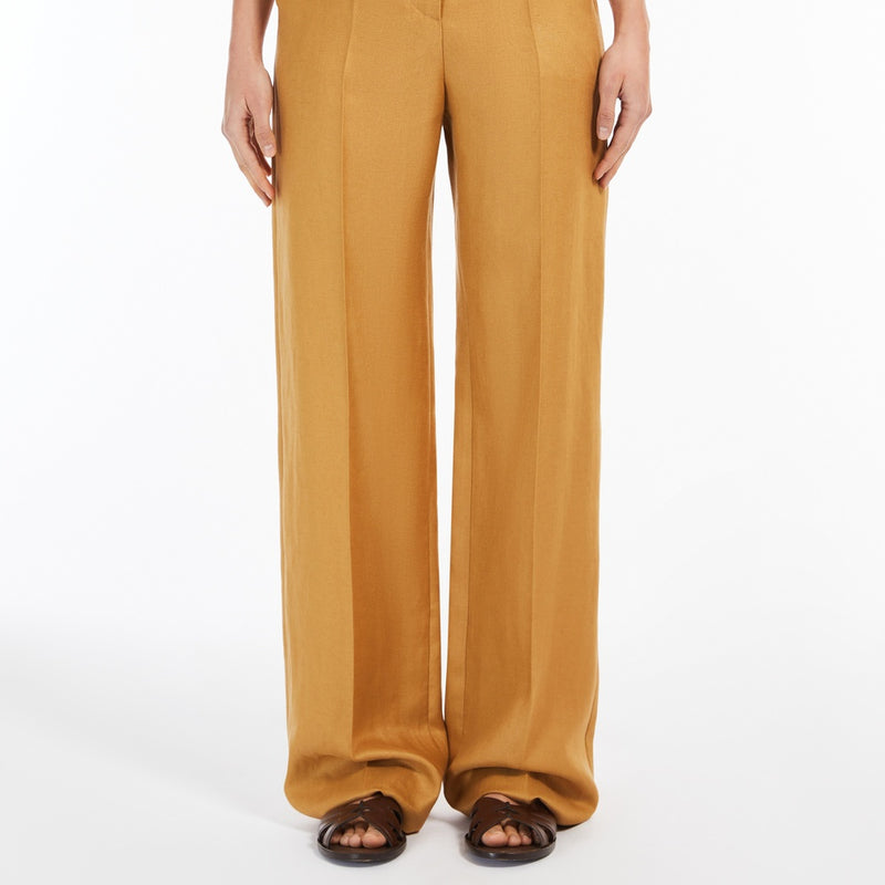 Pure linen trousers