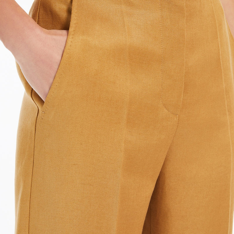 Pure linen trousers
